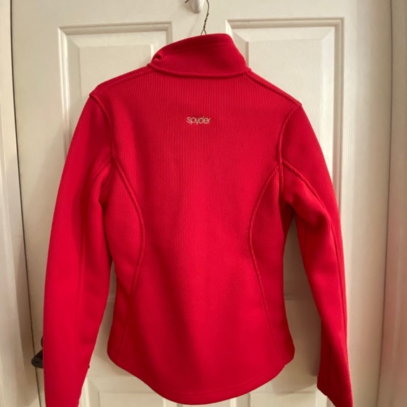 Spyder hot pink jacket, sz small - Picture 3 of 4